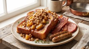 Apple Crumble French Toast